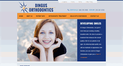 Desktop Screenshot of dingusortho.com
